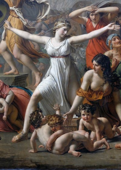 The Intervention of the Sabine Women by Jacques Louis David